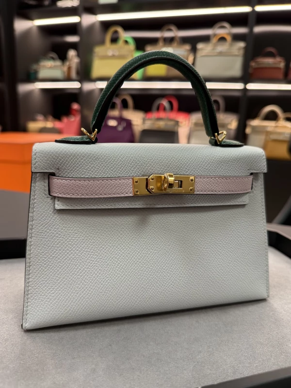 Hermès KELLY 20 MINI TRICOLOR VEAU EPSOM PHW K20TRICOLOR 5