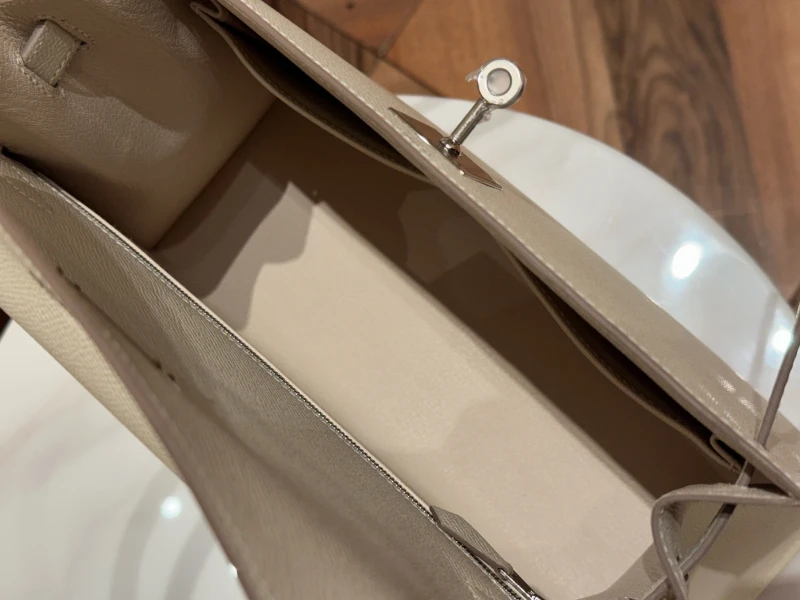 Hermès KELLY SELLIER 28 EPSOM CRAIE PHW K28CRAIE 7