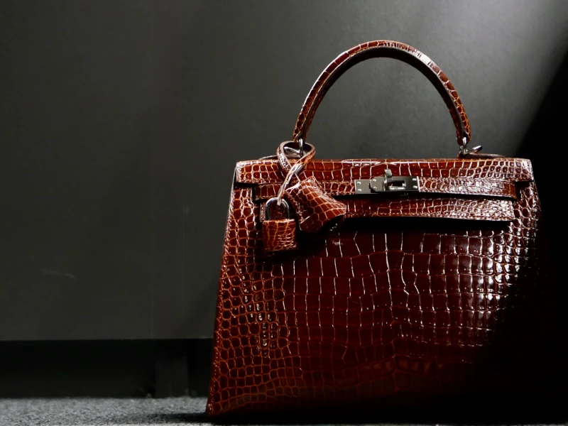 Hermès KELLY SELLIER 25 CROCODILE POROSUS PHW K25CM 2