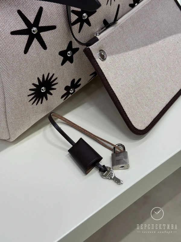 Hermès Herbag Zip 31 hobnailed bag ébène / écru / beige H085131CKAB 4