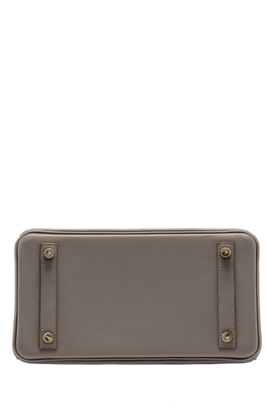 Hermès BIRKIN 25 VEAU SWIFT GRIS ETAIN GHW H049362CC8F 5