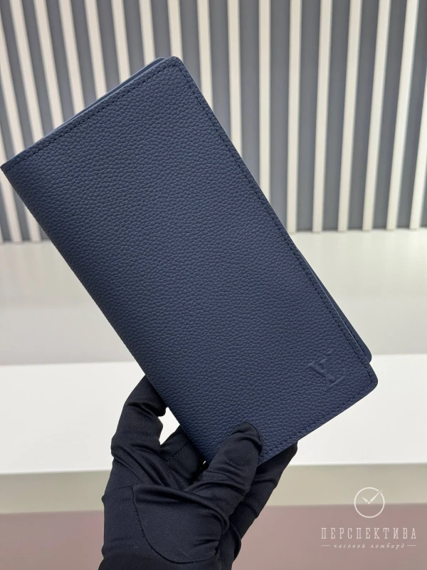 Louis Vuitton Brazza Wallet Navy Blue M25978 2