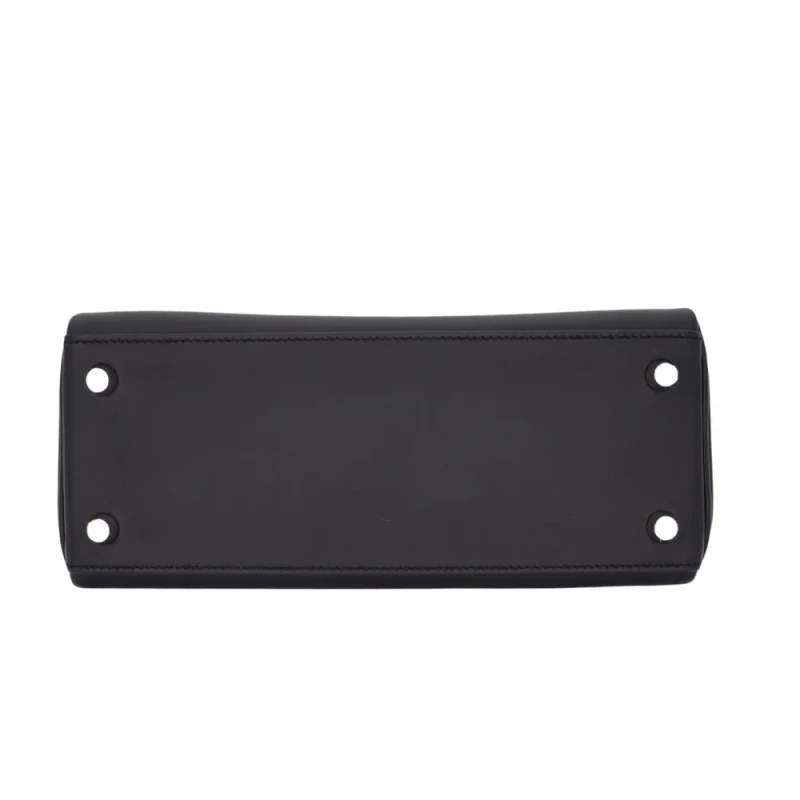Hermès KELLY 25 COLORMATIC BLACK SWIFT LEATHER PHW K25CN 3
