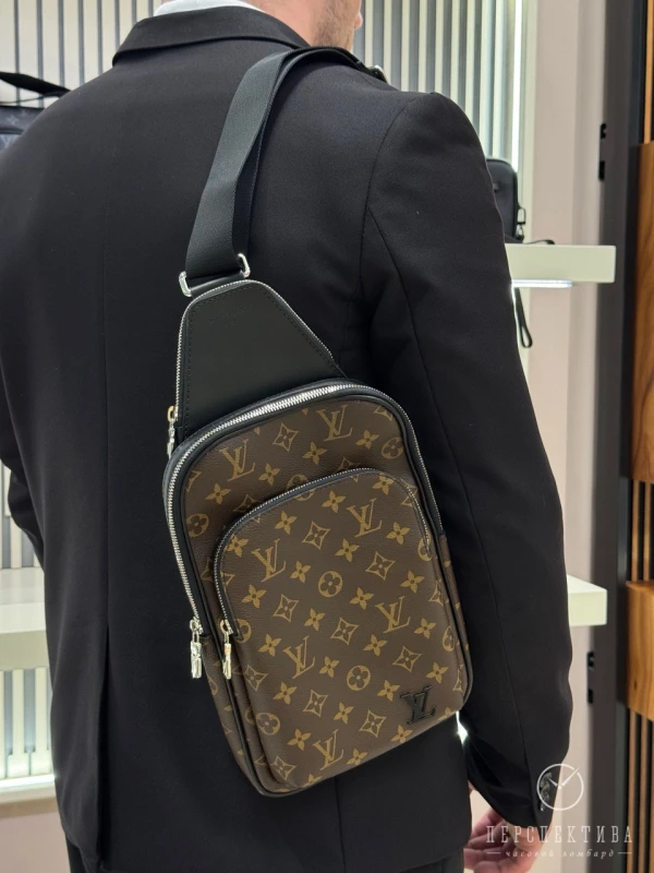 Louis Vuitton Avenue Slingbag Monogram Macassar M46327 2
