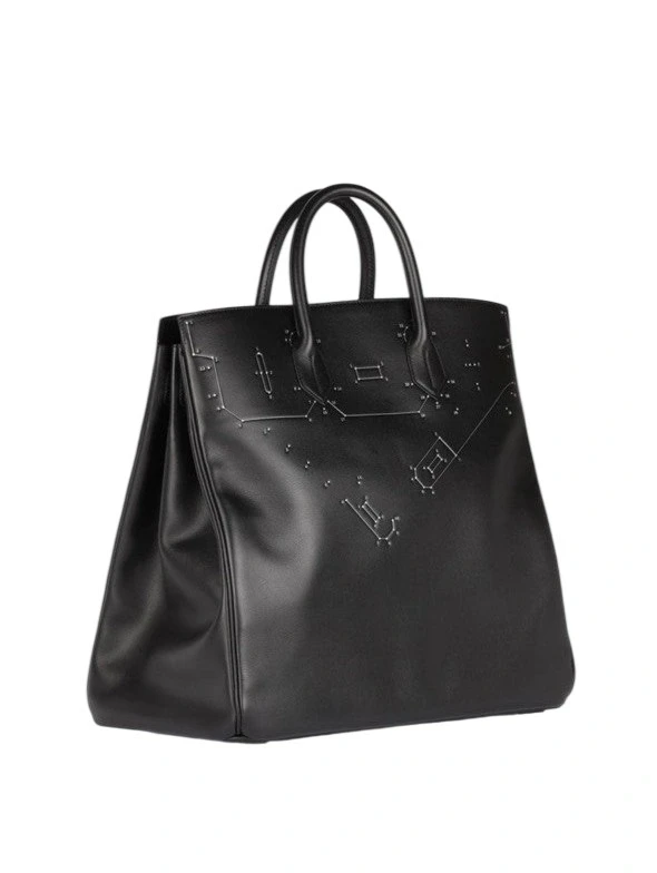Hermès Relier Birkin 40 cm Retourne Veau Evergrain 89 Noir H087344CK89 3