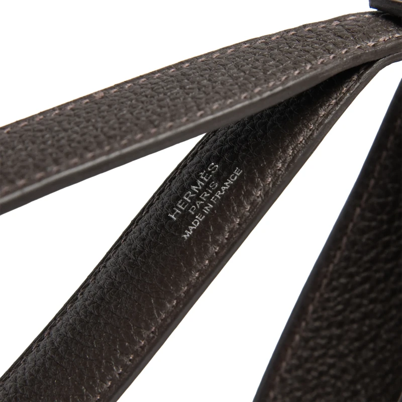 Hermès Hermes Kelly Depeches 25 Negonda Calfskin Bai Brun PHW KD25TE 7