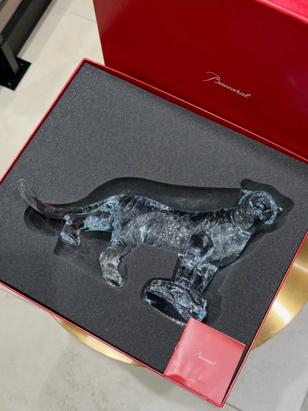 BACCARAT Roaring Bengal Sculpture 2814562 2