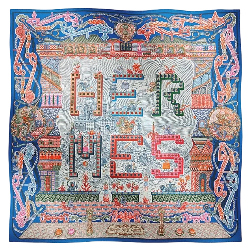 Super Silk Quest scarf 90
