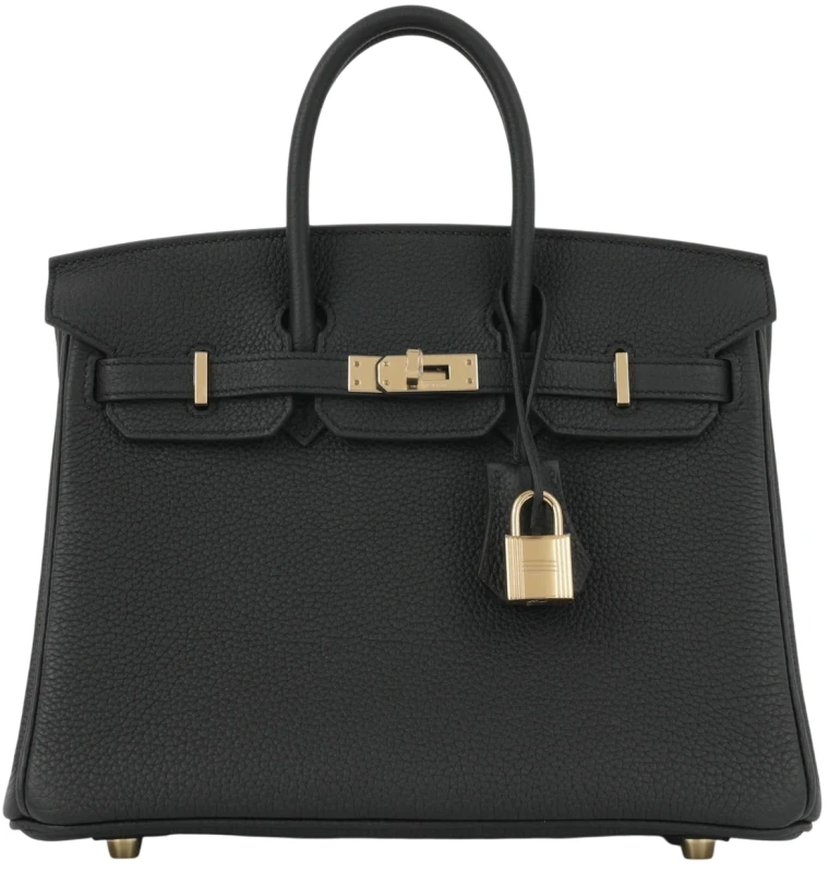 Hermès BIRKIN 25 VEAU TOGO NOIR PBHW B25TNP 1