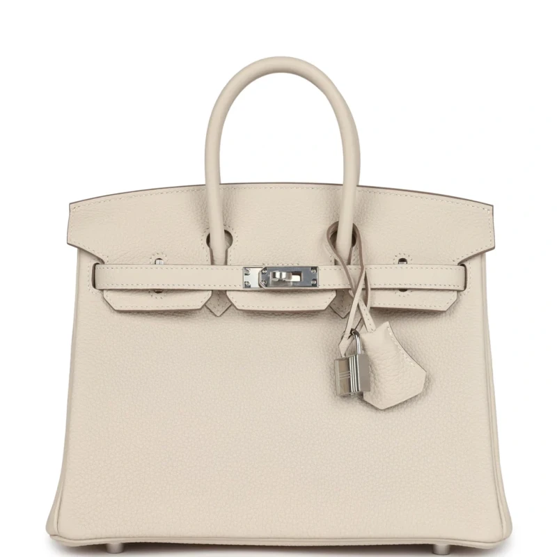 Hermès BIRKIN 25 VEAU TOGO CRAIE PHW B25TC 2