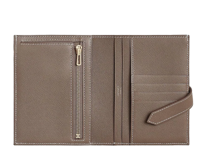 Hermès Bearn Compact wallet Etoupe H084817CC18 2