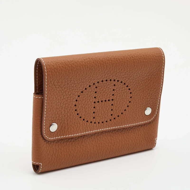 Hermès HERMES GOLD TOGO CARDS HOLDER Playing Cards Holder 4