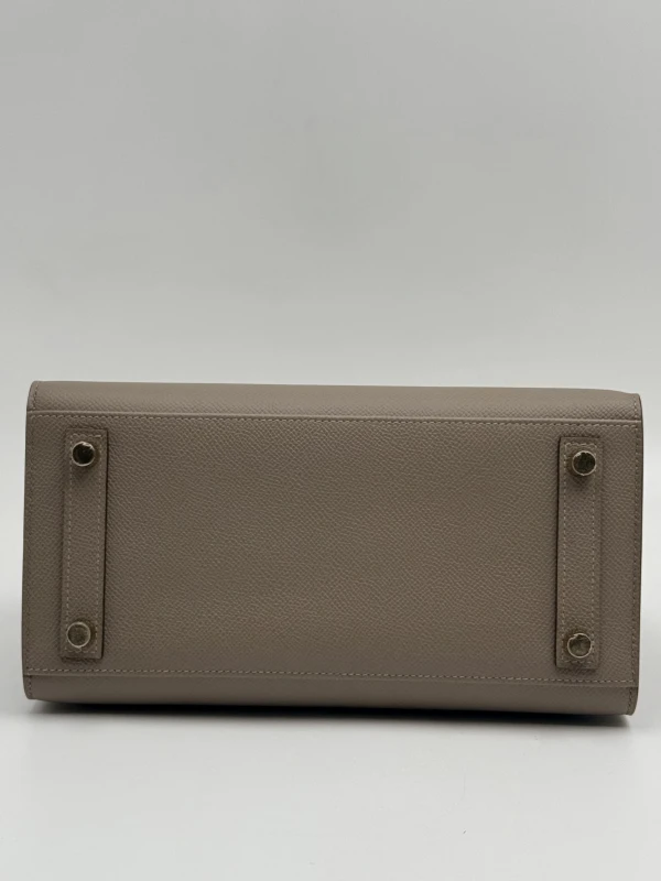 Hermès BIRKIN SELLIER 25 VEAU EPSOM GRIS ASPHALT PBHW B25EGA 6
