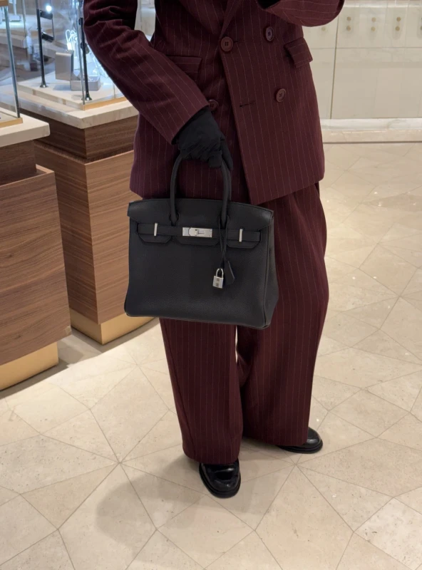 Hermès BIRKIN 30 VEAU TOGO 89 NOIR PHW H030520CK 9