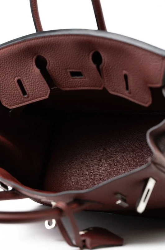 Hermès BIRKIN 25 VEAU TOGO ROUGE H PHW B25TRH 7