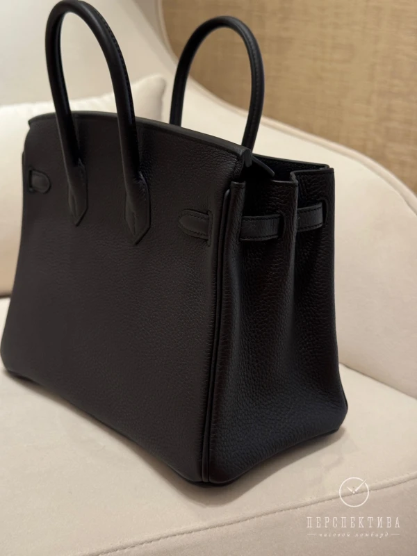 Hermès SAC BIRKIN 25 VEAU TOGO NOIR GHW H041344CC 5