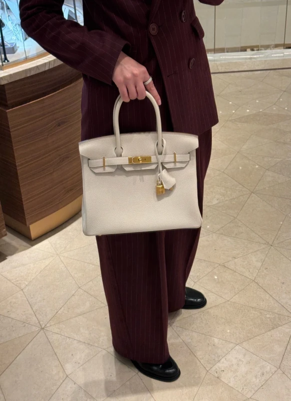 Hermès BIRKIN 30 VEAU TOGO 10 CRAIE H027633CC 7