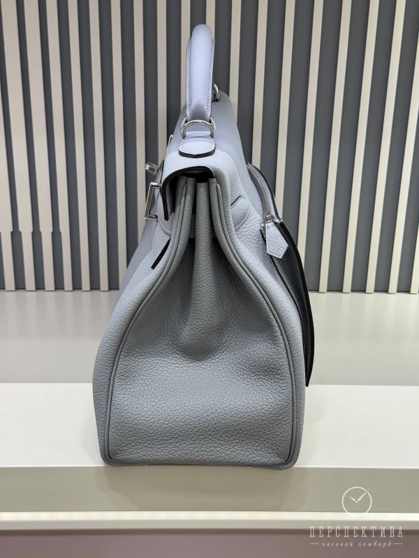 Hermès KELLY MAXI VOYAGE 42 VEAU TOGO BLEU GLACIER PHW KM42TBG 7