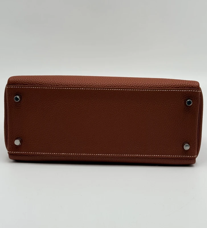 Hermès KELLY 28 VEAU TOGO CUIVRE PHW K28TC 5