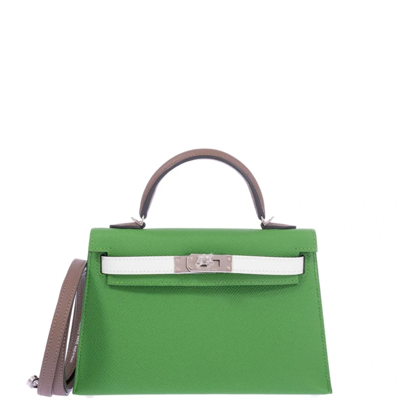 Hermès KELLY 20 TRICOLORE PHW K20TRI 2