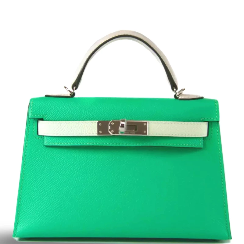 Hermès KELLY 20 MINI TRICOLOR VEAU EPSOM PHW K20TRICOLOR