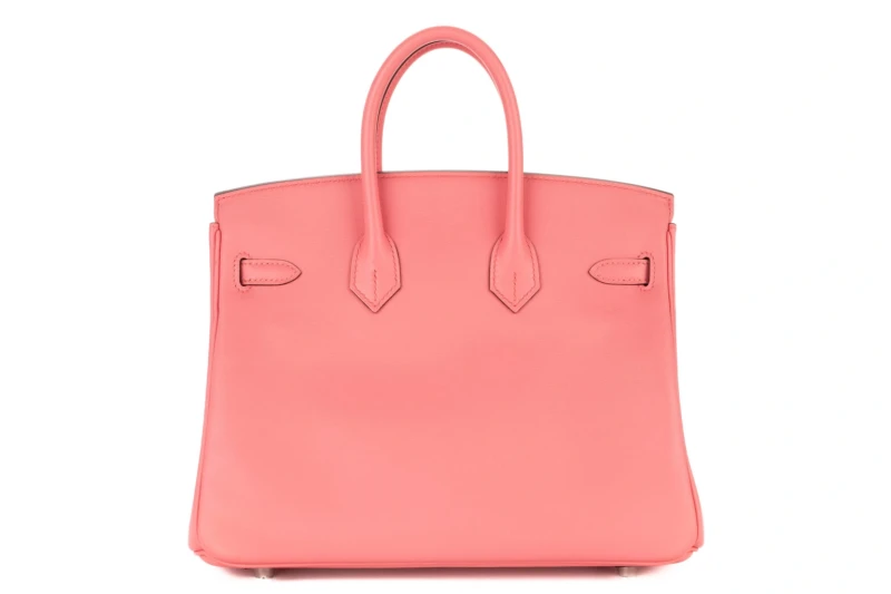 Hermès BIRKIN 25 VEAU SWIFT ROSE D’ETE PHW B25SRE 3