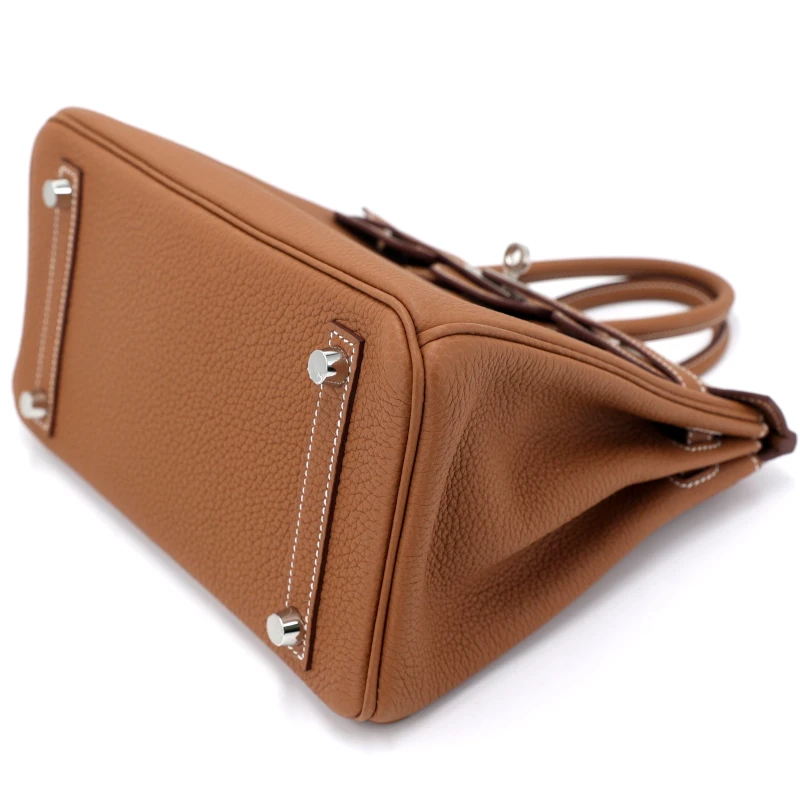 Hermès BIRKIN 25 TOGO GOLD PHW B25TG 4
