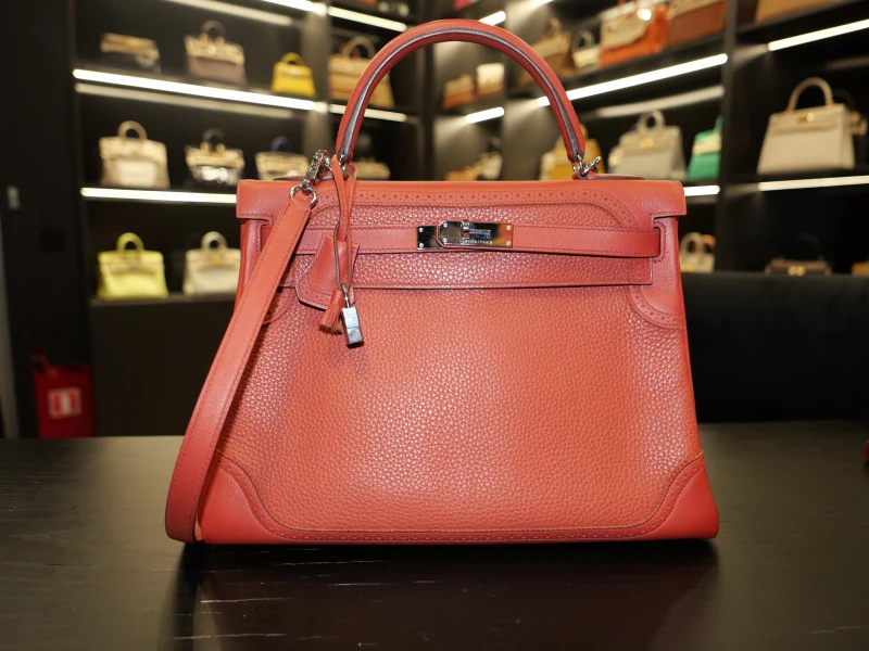 Hermès KELLY 32 GILLIES CLEMENCE/SWIFT BRIQUE PHW K32Gillies 2