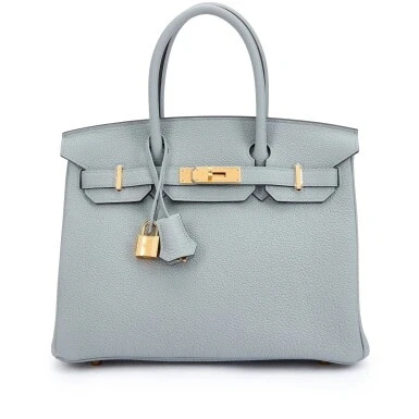 Hermès BIRKIN 30 VEAU TOGO BLEU GLACIER GHW B30TBG 2