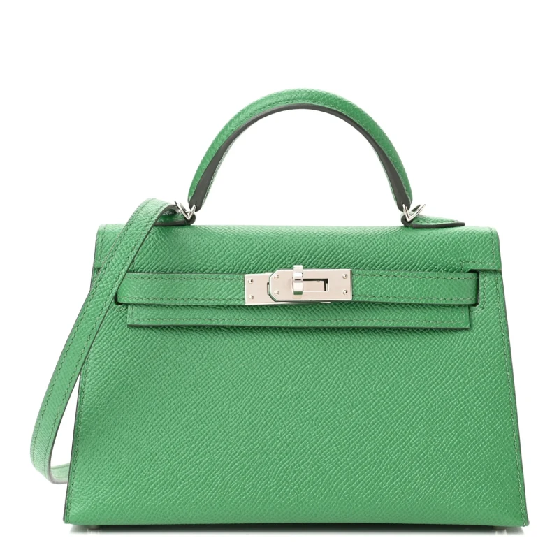 Hermès KELLY SELLIER HSS 20 MINI VEAU EPSOM CACTUS PHW K20EC 2