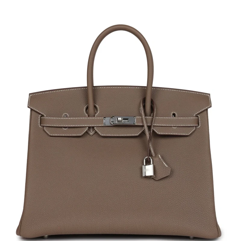 BIRKIN 35 VEAU TOGO ETOUPE GHW