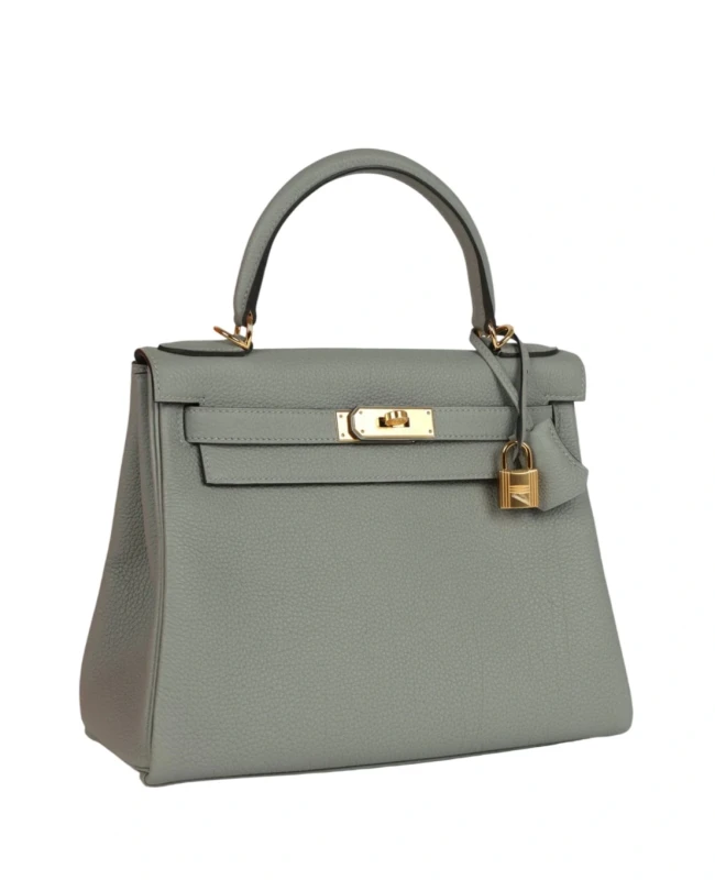 Hermès KELLY II RETOURNE 28 VEAU TOGO GRIS MOUETTE GHW H027630CC 3