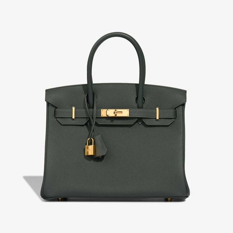 Hermès BIRKIN 30 VEAU TOGO VERT MANGROVE GHW B30TVM 2