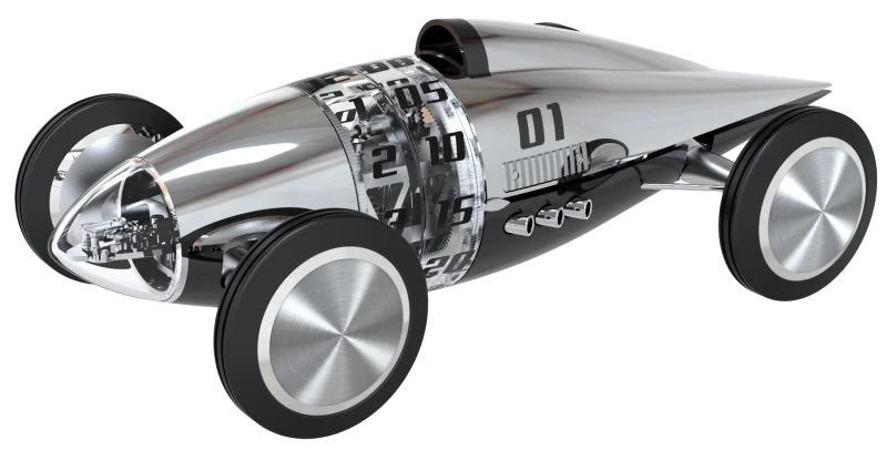 Unveils Racing Car Clock T35