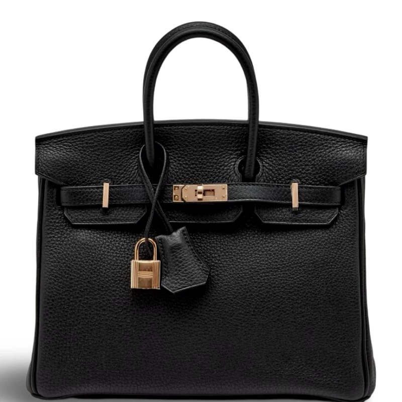 Hermès BIRKIN 25 VEAU TOGO NOIR GHW B25TN