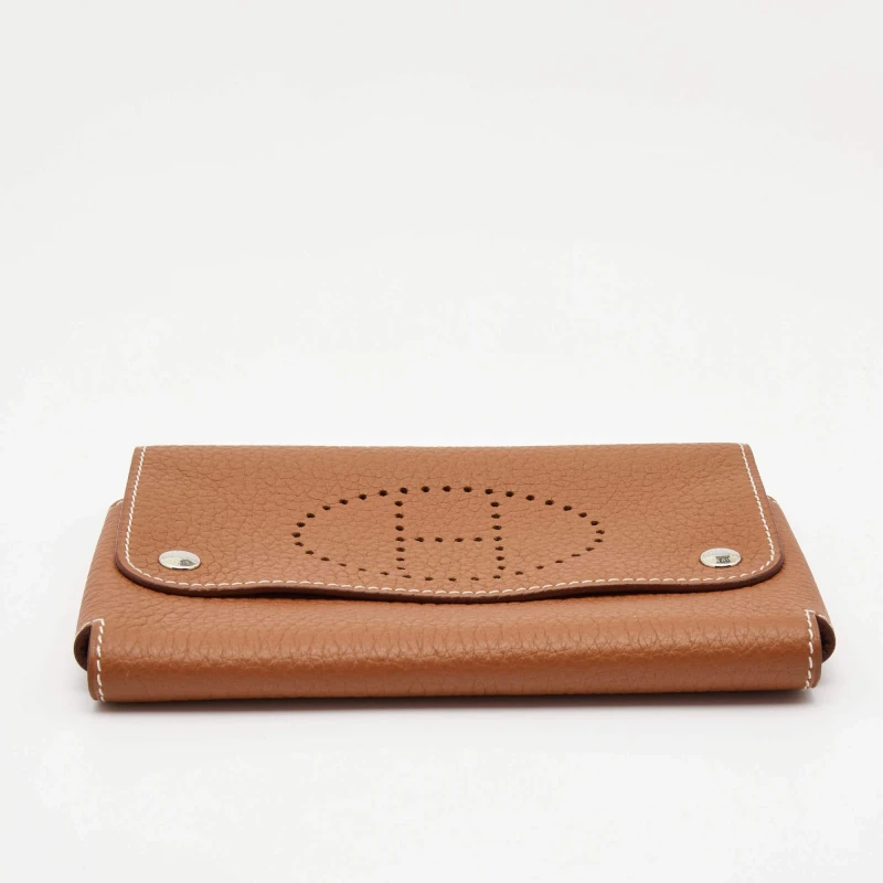 Hermès HERMES GOLD TOGO CARDS HOLDER Playing Cards Holder 6