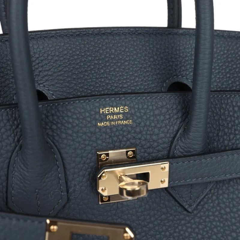 Hermès BIRKIN 25 VEAU TOGO GRIS MISTY PBHW B25TGM 6