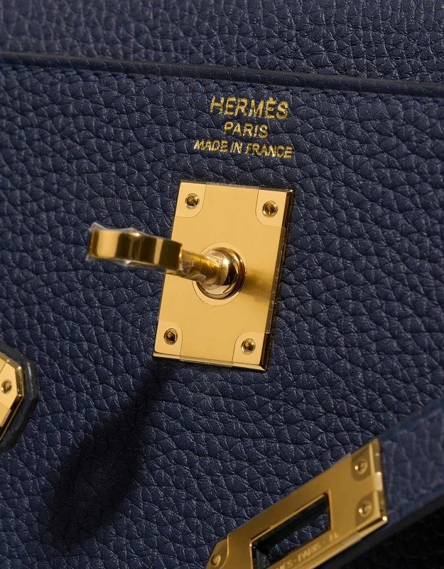 Hermès KELLY 25 VEAU TOGO BLEU SAPHIR GHW K25TBS 6