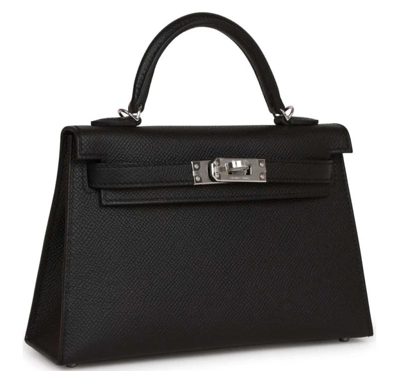 Hermès KELLY 20 MINI EPSOM NOIR PHW K20EN 3
