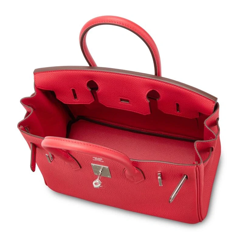Hermès BIRKIN 30 VEAU TOGO RUBIS PHW B30TR 4