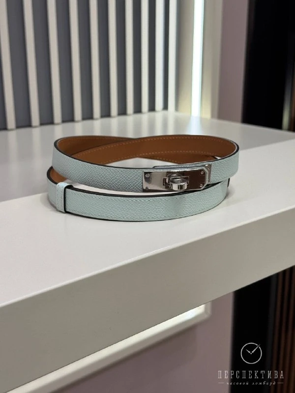 Hermès Kelly 18 belt Epsom Vert Peppermint PHW H069853CKN3 8