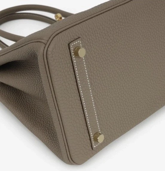 Hermès BIRKIN 30 VEAU TOGO ETOUPE GHW B30TE 4