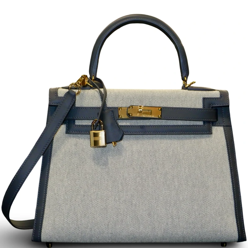 KELLY 28 TOILE / VEAU SWIFT ARDOISE GHW