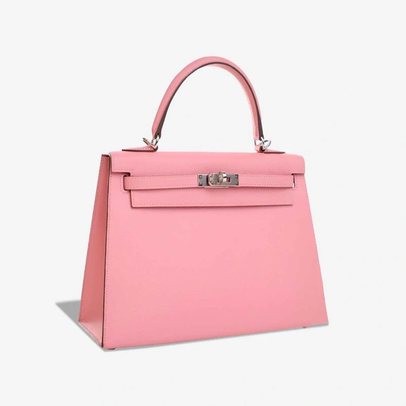 Hermès KELLY 25 VEAU EPSOM ROSE CONFETTI PHW K25ERC 3
