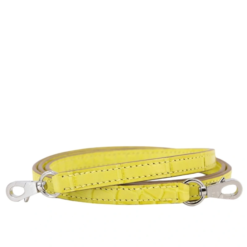 Hermès KELLY 20 MINI ALLIGATOR MATTE LIME PHW H071324CK 9