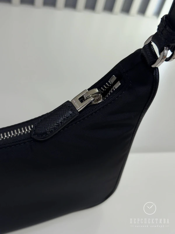 PRADA Re-Edition 2005 Re-Nylon and Saffiano mini bag Black 1N204X_R064_F0002 9