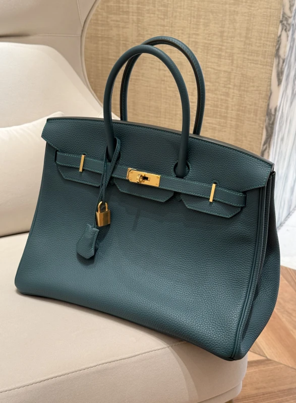 Hermès BIRKIN 35 VEAU TOGO MALACHITE GHW B35MALACHITE 5
