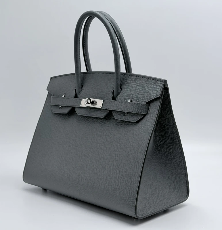 Hermès BIRKIN 30 VEAU EPSOM CIEL PHW B30EC 3