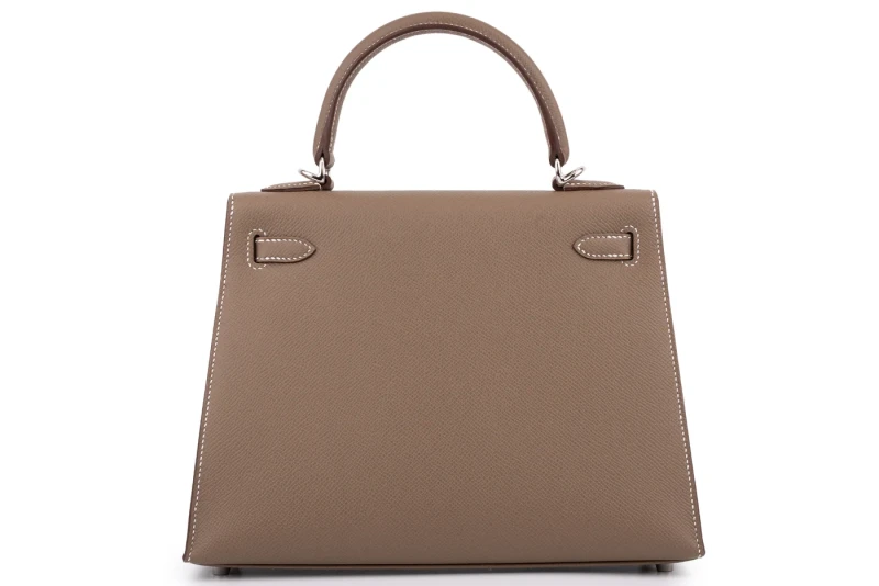 Hermès KELLY SELLIER 25 VEAU EPSOM ETOUPE PHW K25EE 4