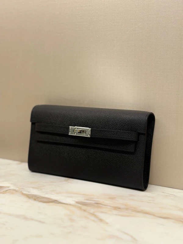 Hermès Kelly Classique To Go wallet / Noir KWallet 4